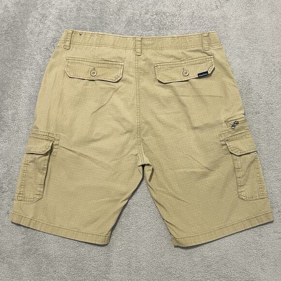 WearFirst Shorts Mens 38* Beige Stretch Riptstop Free Band Cargo Pants - Picture 2 of 12